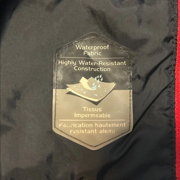 Columbia kids hoodies winter coat red and gray size 3T - Picture 5 of 8